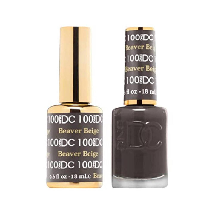 DND / DC Gel Nail Polish Matching Duo - 100 Beaver Beige