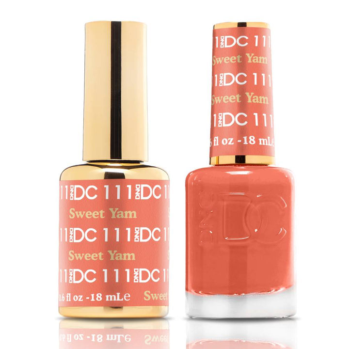 DND / DC Gel Nail Polish Matching Duo - 111 Sweet Yam
