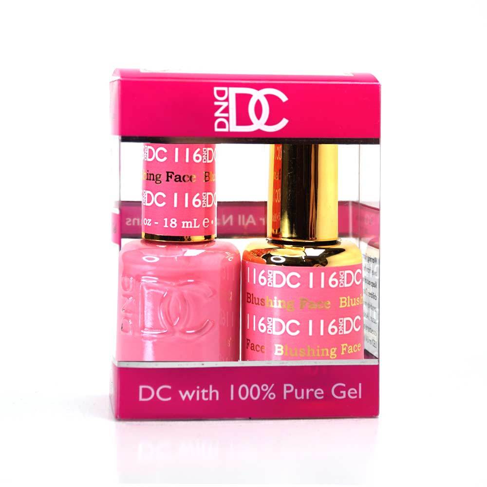 DND / DC Gel Nail Polish Matching Duo - 116 Blushing Face