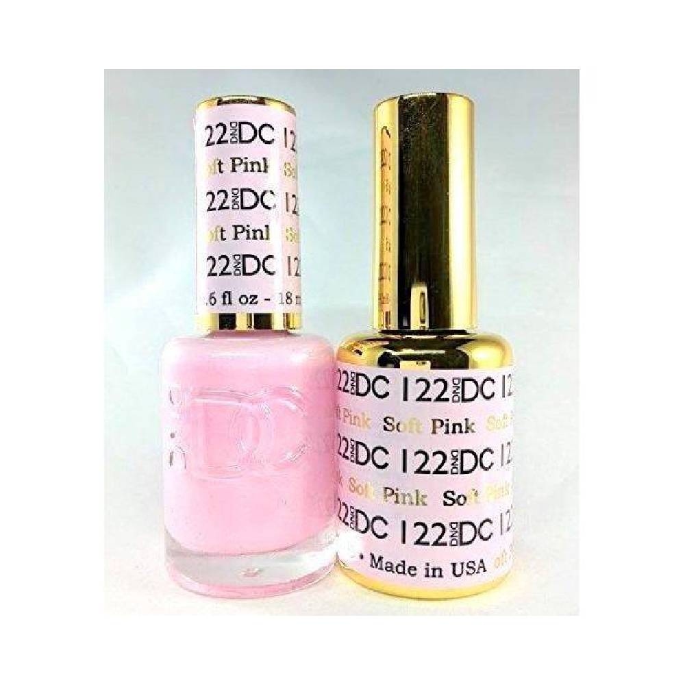 DND / DC Gel Nail Polish Matching Duo - 122 Soft Pink
