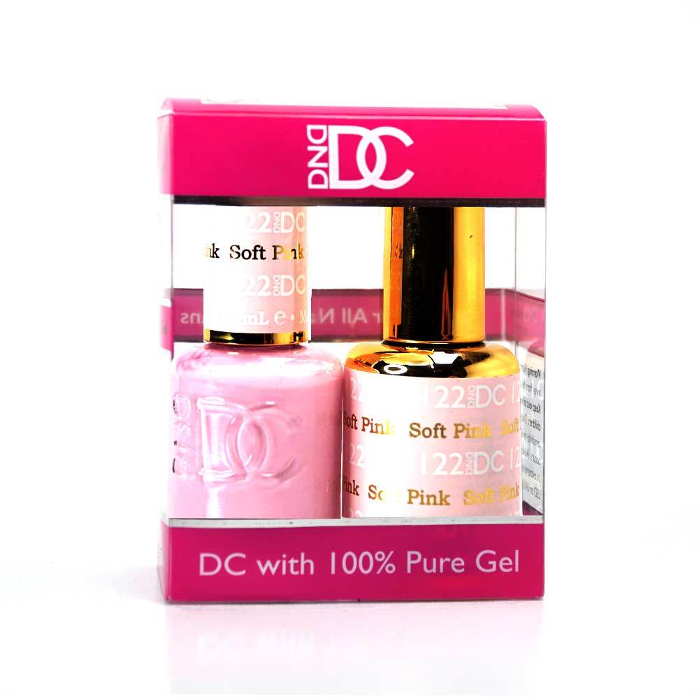 DND / DC Gel Nail Polish Matching Duo - 122 Soft Pink