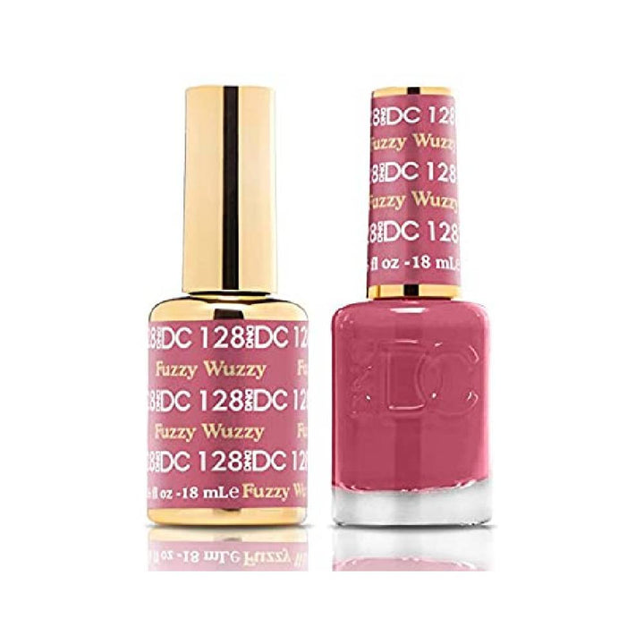 DND / DC Gel Nail Polish Matching Duo - 128 Fuzzy Wuzzy