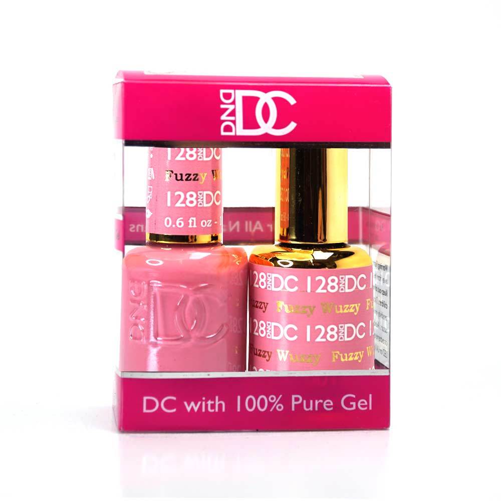 DND / DC Gel Nail Polish Matching Duo - 128 Fuzzy Wuzzy