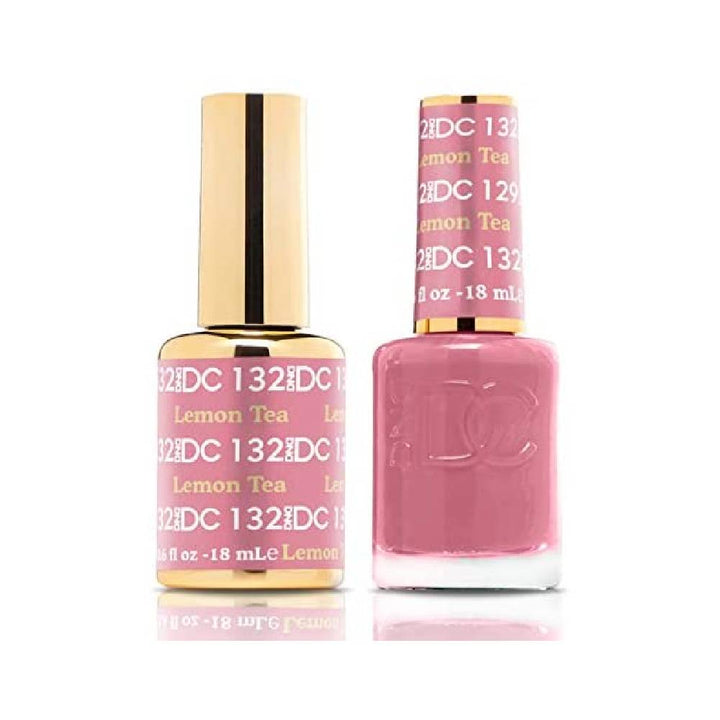 DND / DC Gel Nail Polish Matching Duo - 132 Lemon Tea
