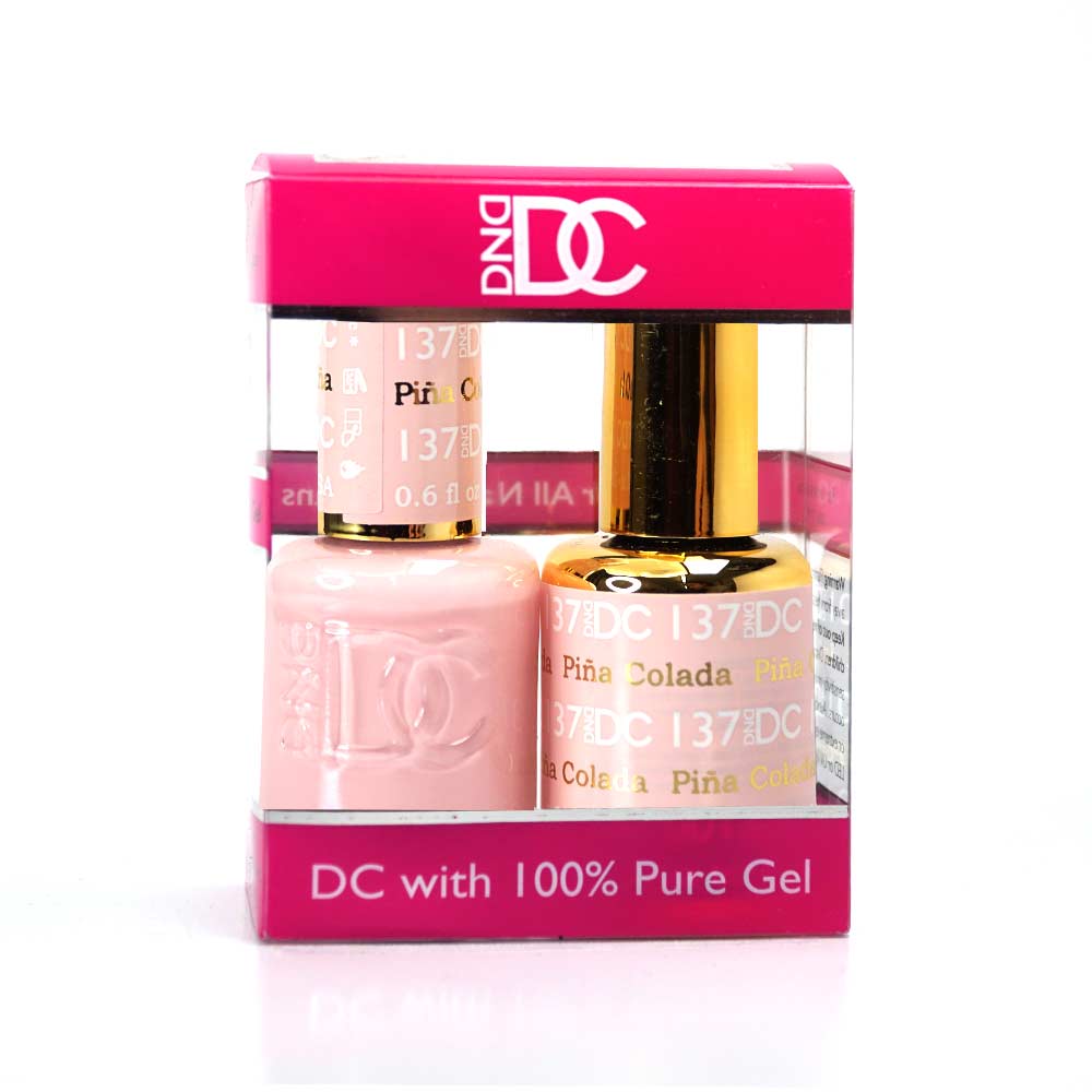 DND / DC Gel Nail Polish Matching Duo - 137 Pina Colada – Skyline