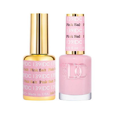 DND / DC Gel Nail Polish Matching Duo - 139 Pink Salt