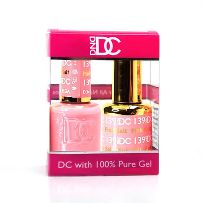 DND / DC Gel Nail Polish Matching Duo - 139 Pink Salt