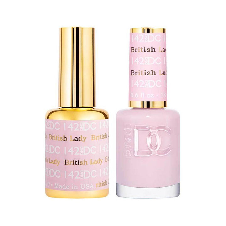 DND / DC Gel Nail Polish Matching Duo - 142 British Lady
