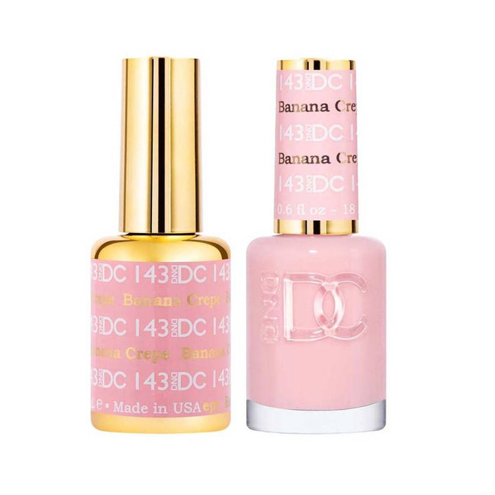 DND / DC Gel Nail Polish Matching Duo - 143 Banana Crepe