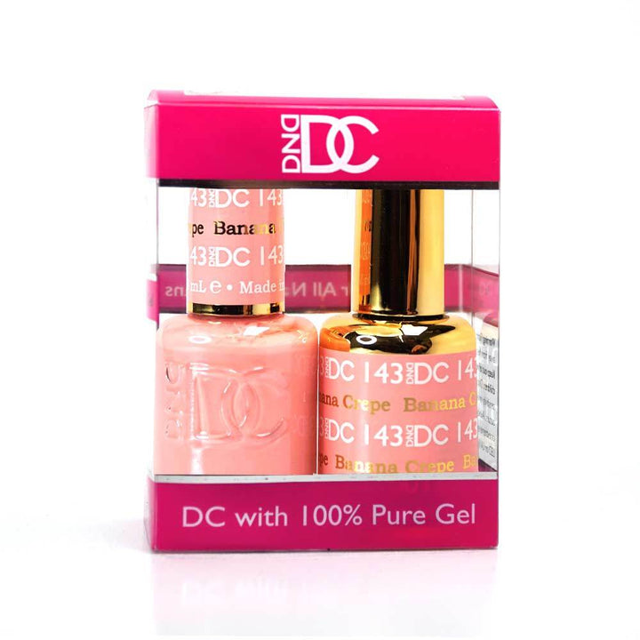 DND / DC Gel Nail Polish Matching Duo - 143 Banana Crepe