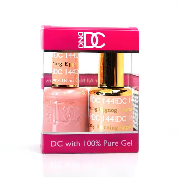 DND / DC Gel Nail Polish Matching Duo - 144 Morning Eggnog