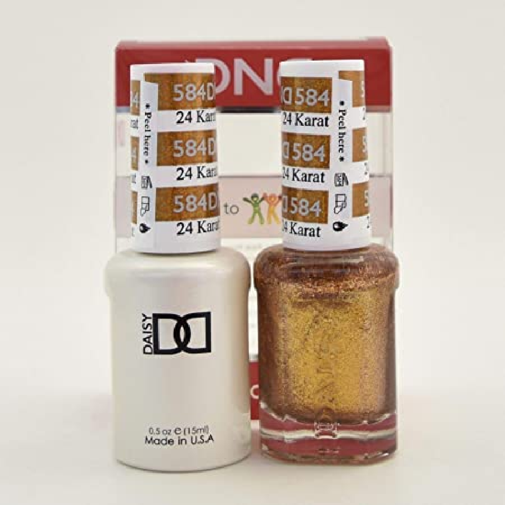 DND / Gel Nail Polish Matching Duo - 24 Karat 584