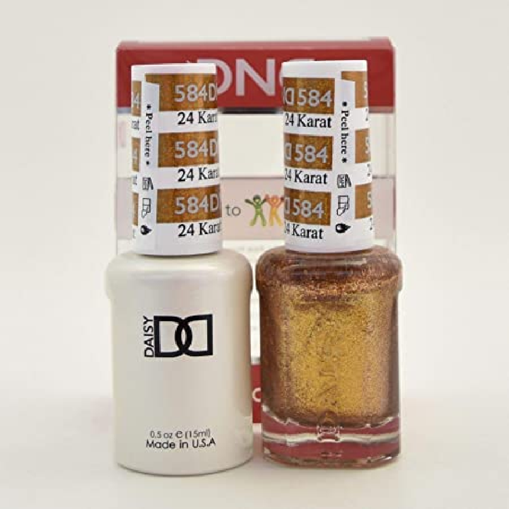 DND / Gel Nail Polish Matching Duo - 24 Karat 584