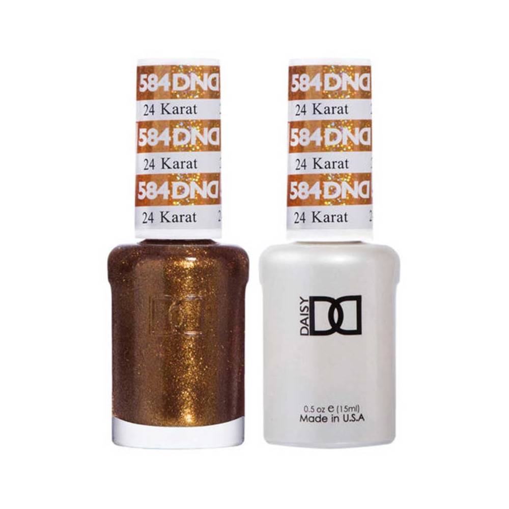 DND / Gel Nail Polish Matching Duo - 24 Karat 584