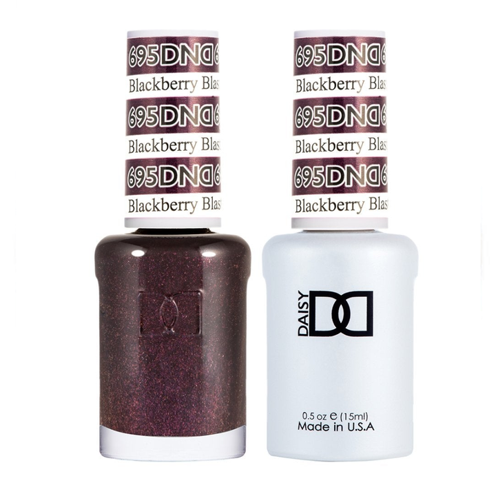 DND / Gel Nail Polish Matching Duo - Blackberry Blast 695