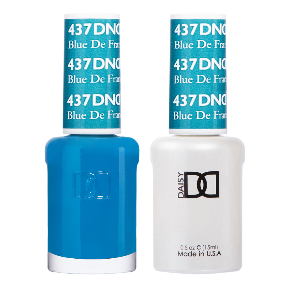 DND / Gel Nail Polish Matching Duo - Blue De France 437