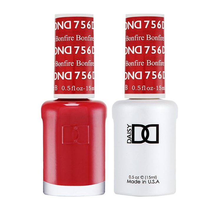DND / Gel Nail Polish Matching Duo - Bonfire 756