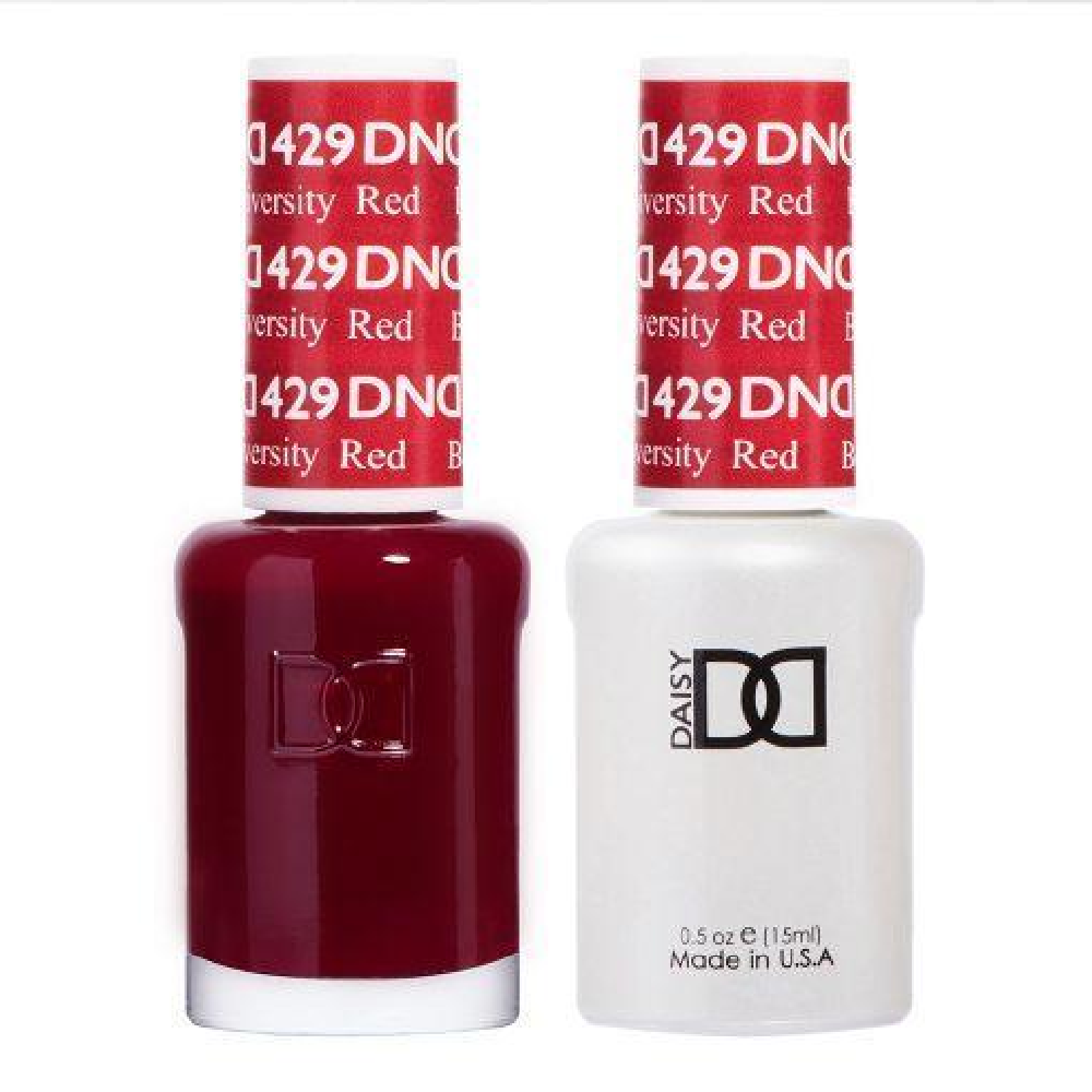 DND / Gel Nail Polish Matching Duo - Boston University Red 429