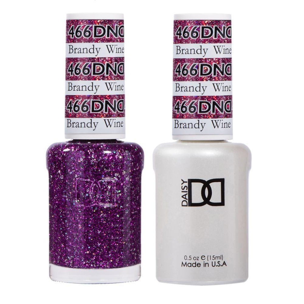 DND / Gel Nail Polish Matching Duo - Brandy Wine 466