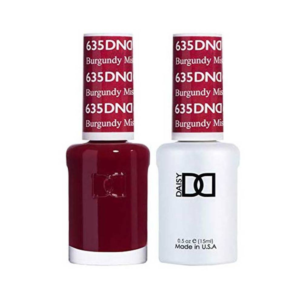 DND / Gel Nail Polish Matching Duo - Burgundy Mist 635