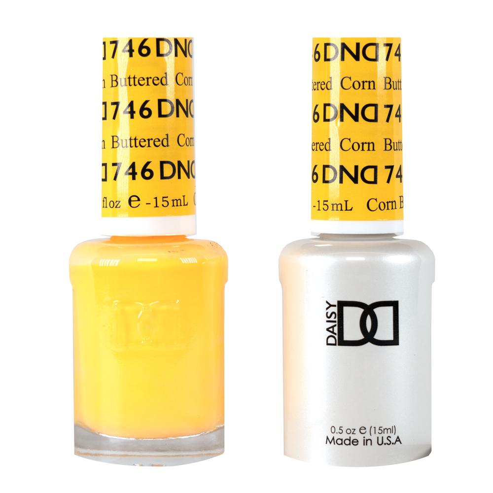 DND / Gel Nail Polish Matching Duo - Buttered Corn 746