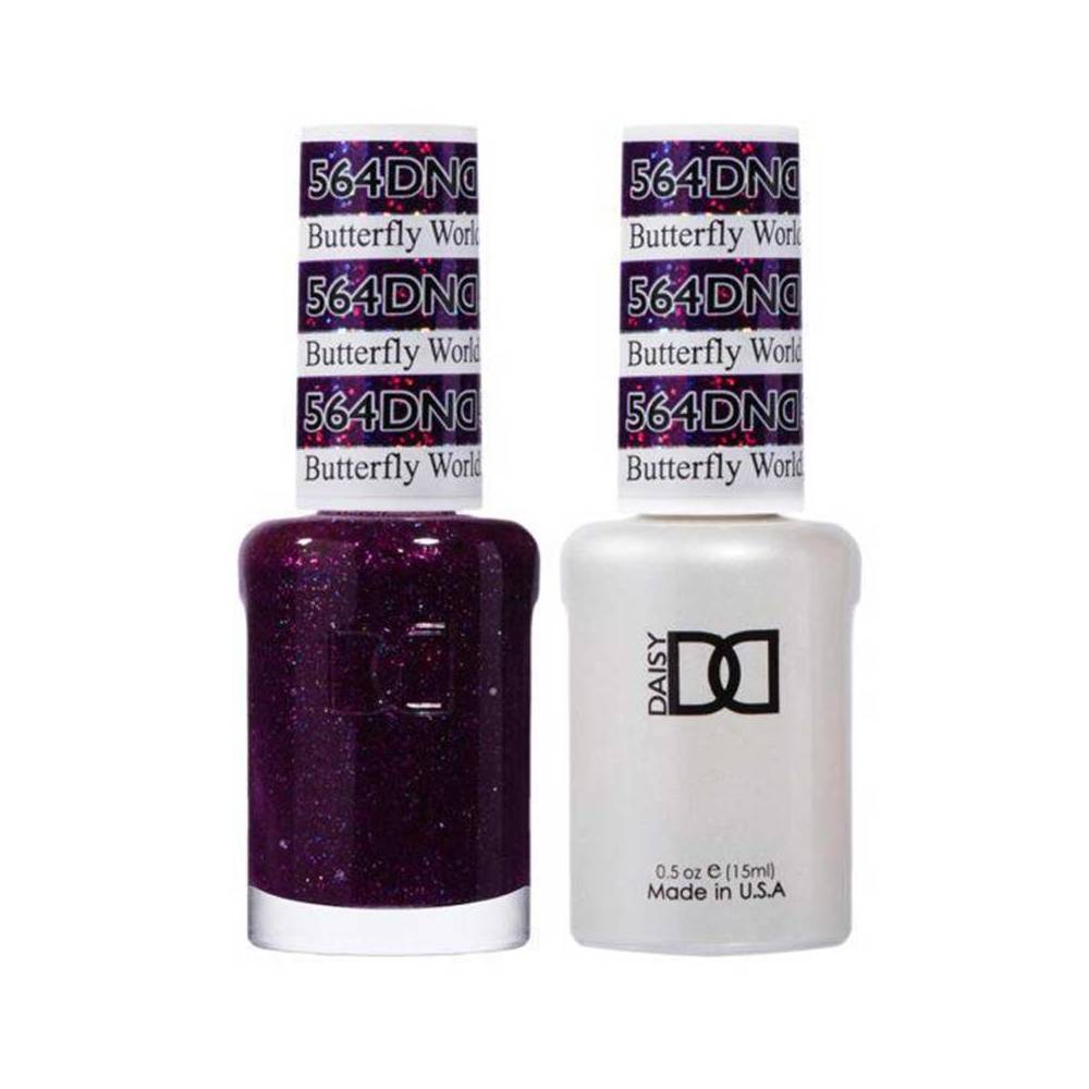 DND / Gel Nail Polish Matching Duo - Butterfly World, Fl 564