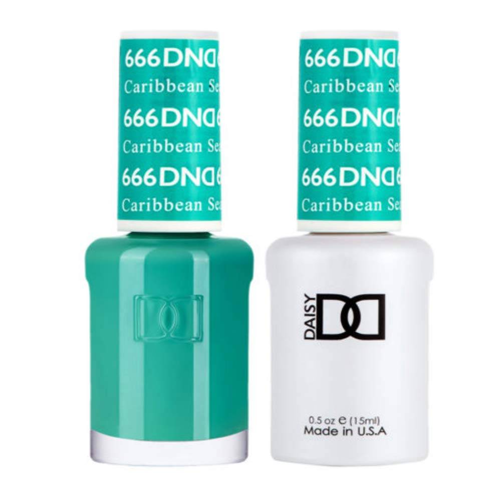 DND / Gel Nail Polish Matching Duo - Caribbean Sea 666