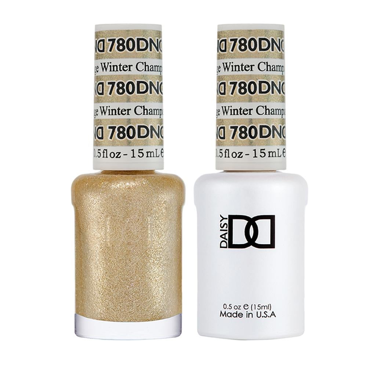 DND / Gel Nail Polish Matching Duo - Champagne Winter 780