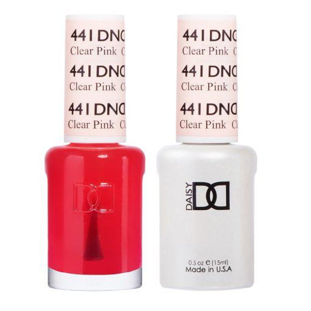 DND / Gel Nail Polish Matching Duo - Clear Pink 441
