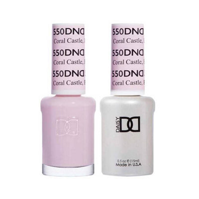 DND / Gel Nail Polish Matching Duo - Coral Castle, Fl 550