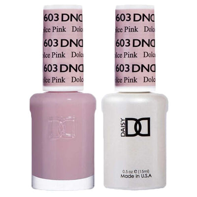 DND / Gel Nail Polish Matching Duo - Dolce Pink 603