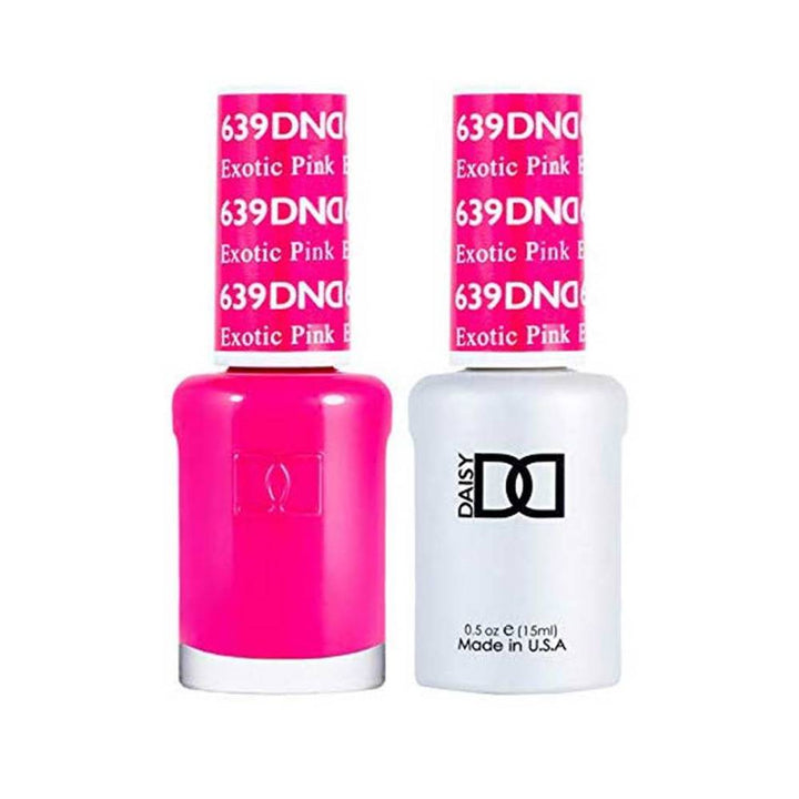 DND / Gel Nail Polish Matching Duo - Exotic Pink 639