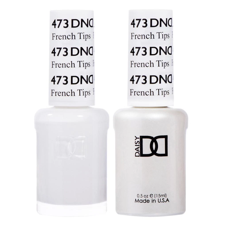 DND / Gel Nail Polish Matching Duo - French Tips 473