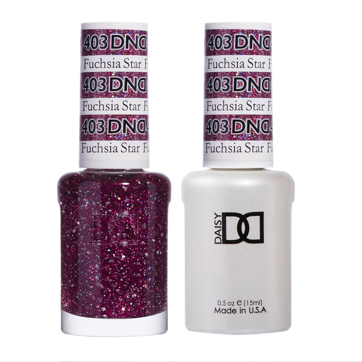 DND / Gel Nail Polish Matching Duo - Fuchsia Star 403