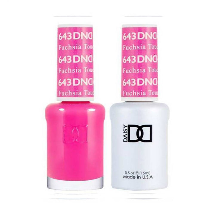 DND / Gel Nail Polish Matching Duo - Fuchsia Touch 643