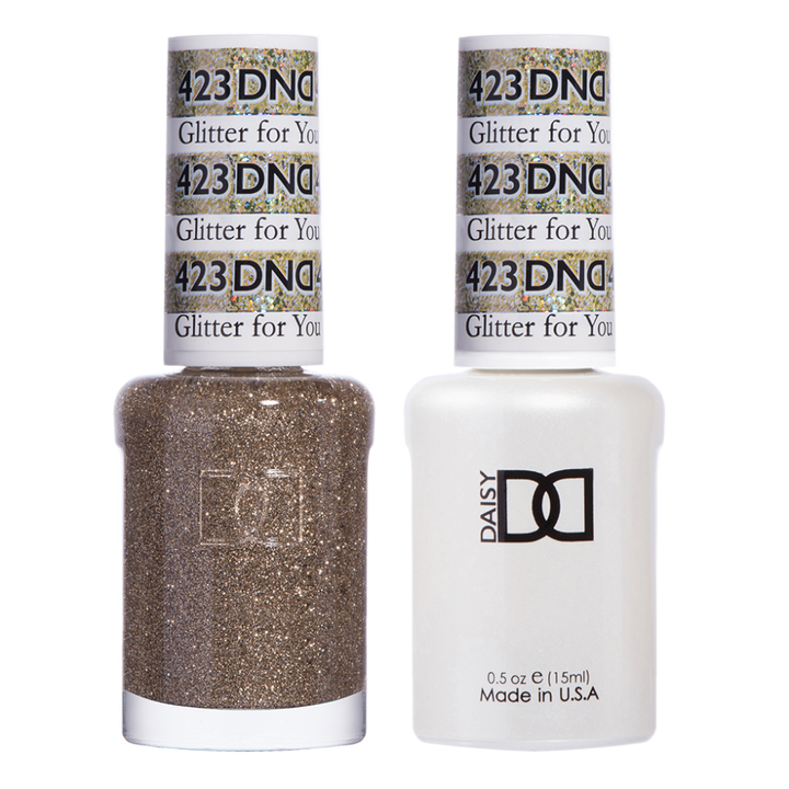DND / Gel Nail Polish Matching Duo - Glitter For You 423