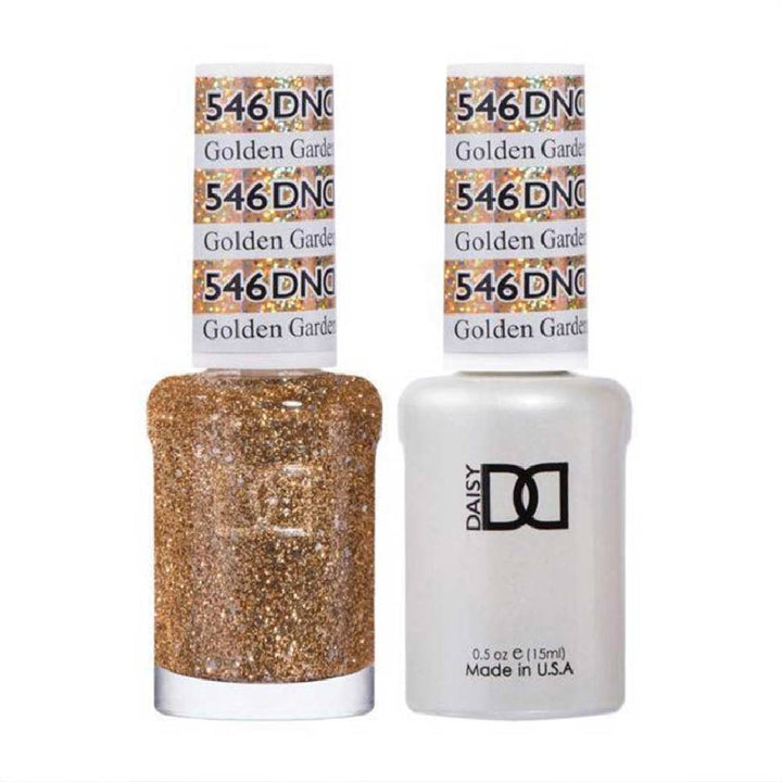 DND / Gel Nail Polish Matching Duo - Golden Gardens, Wa 546
