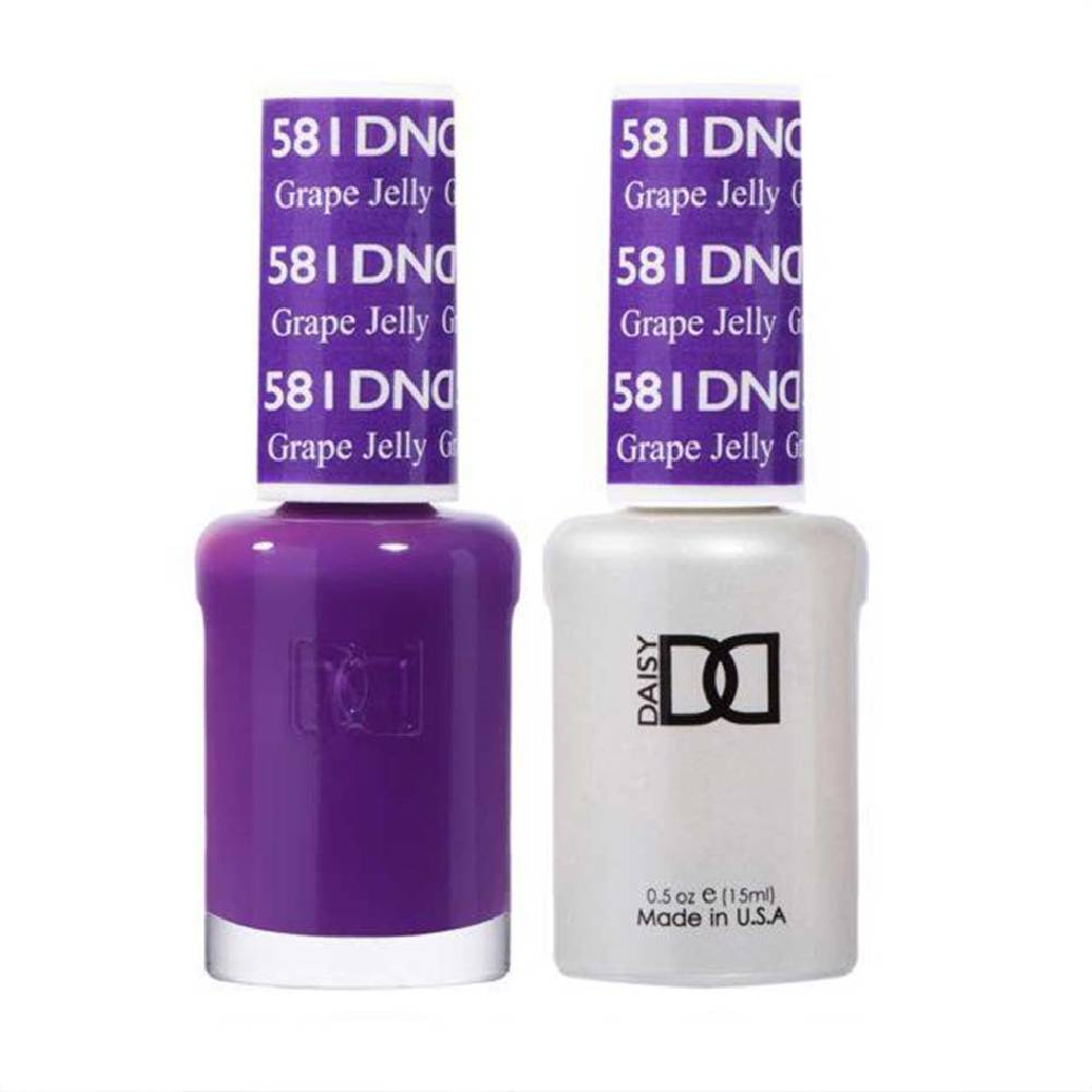 DND / Gel Nail Polish Matching Duo - Grape Jelly 581
