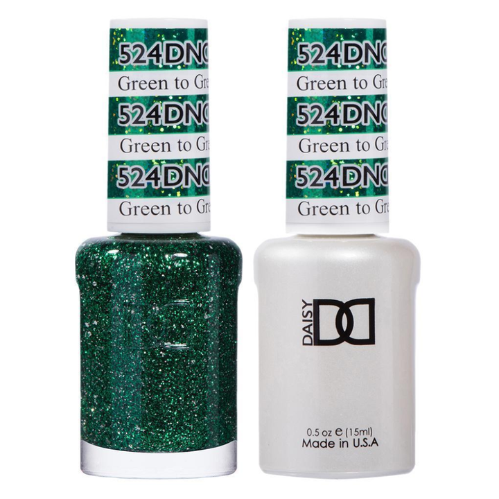 DND / Gel Nail Polish Matching Duo - Green To Green 524