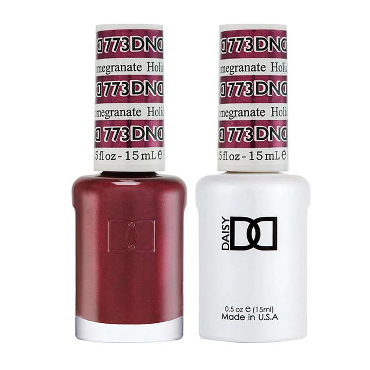 DND / Gel Nail Polish Matching Duo - Holiday Pomegranate 773