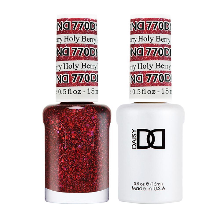 DND / Gel Nail Polish Matching Duo - Holy Berry 770