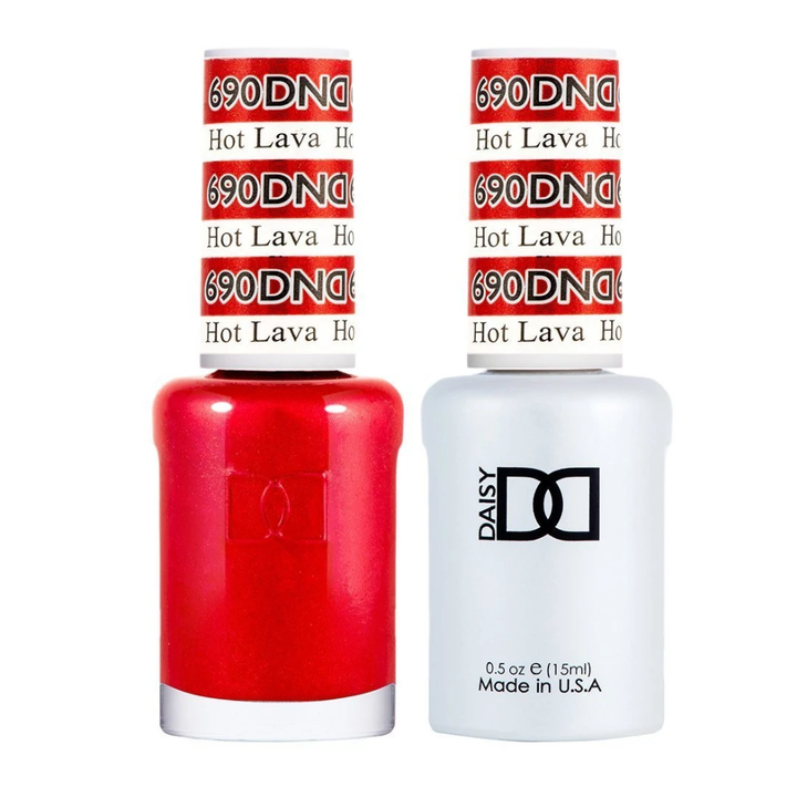 DND / Gel Nail Polish Matching Duo - Hot Lava 690