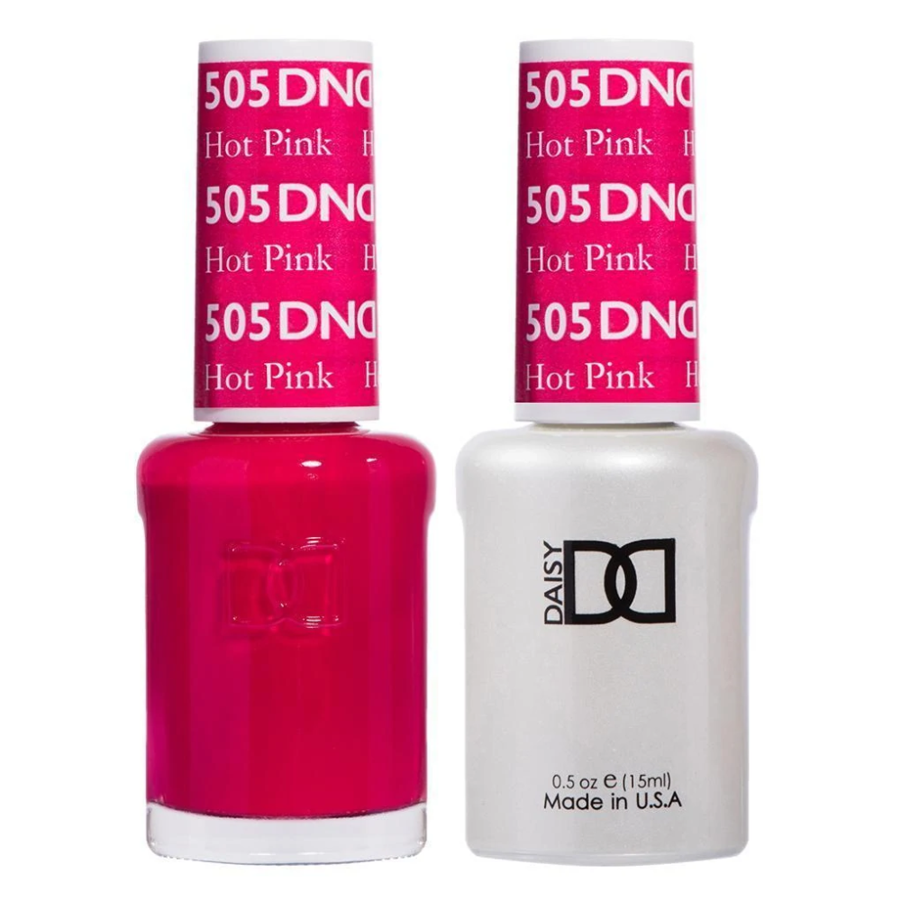 DND / Gel Nail Polish Matching Duo - Hot Pink 505