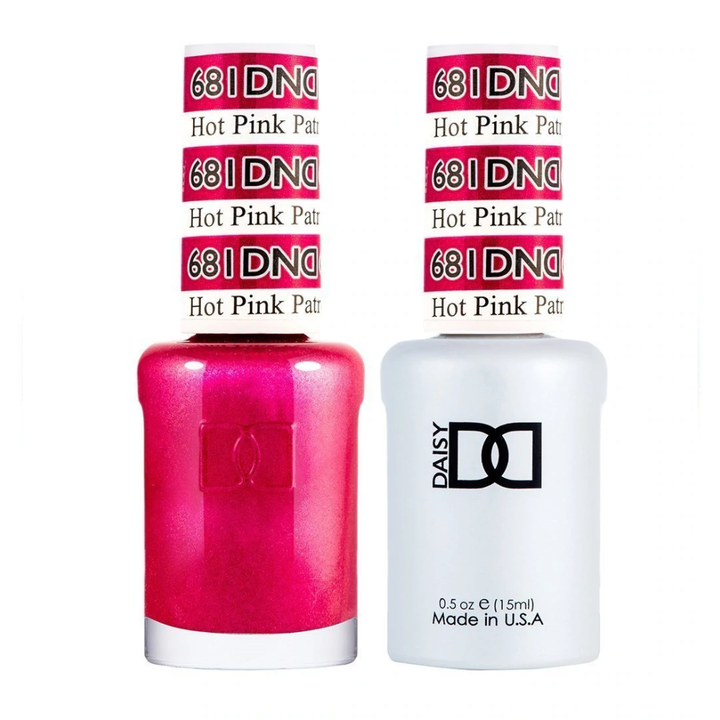 DND / Gel Nail Polish Matching Duo - Hot Pink Patrol 681