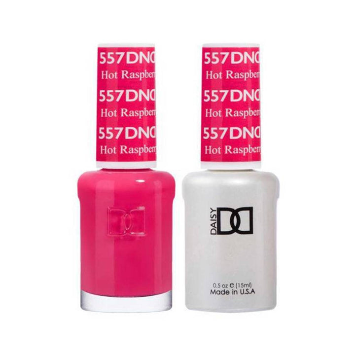 DND / Gel Nail Polish Matching Duo - Hot Raspberry 557