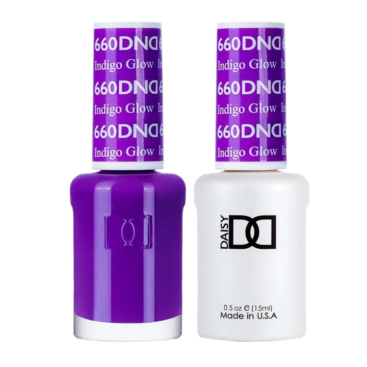 DND / Gel Nail Polish Matching Duo - Indigo Glow 660