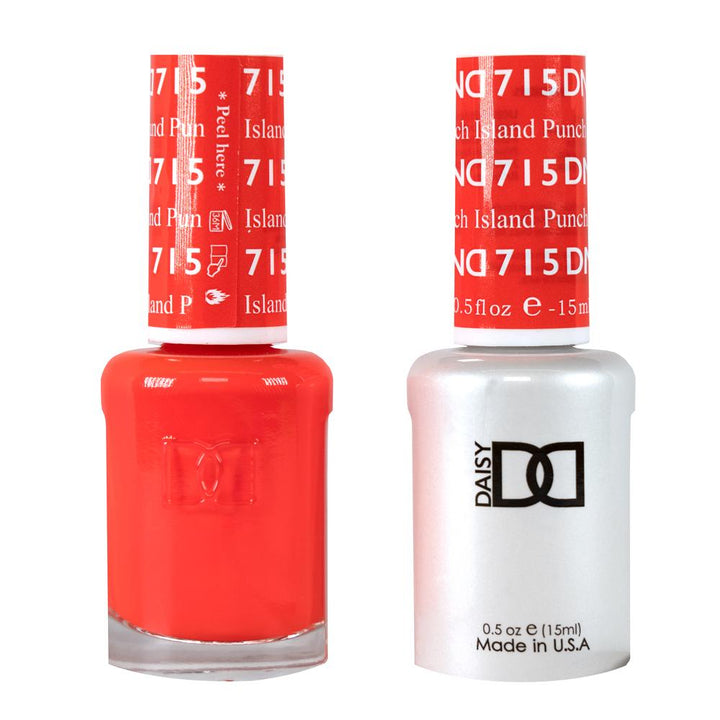 DND / Gel Nail Polish Matching Duo - Island Punch 715