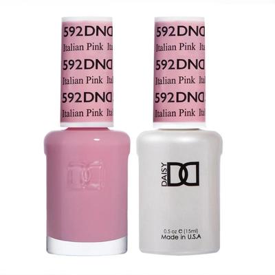 DND / Gel Nail Polish Matching Duo - Italian Pink 592