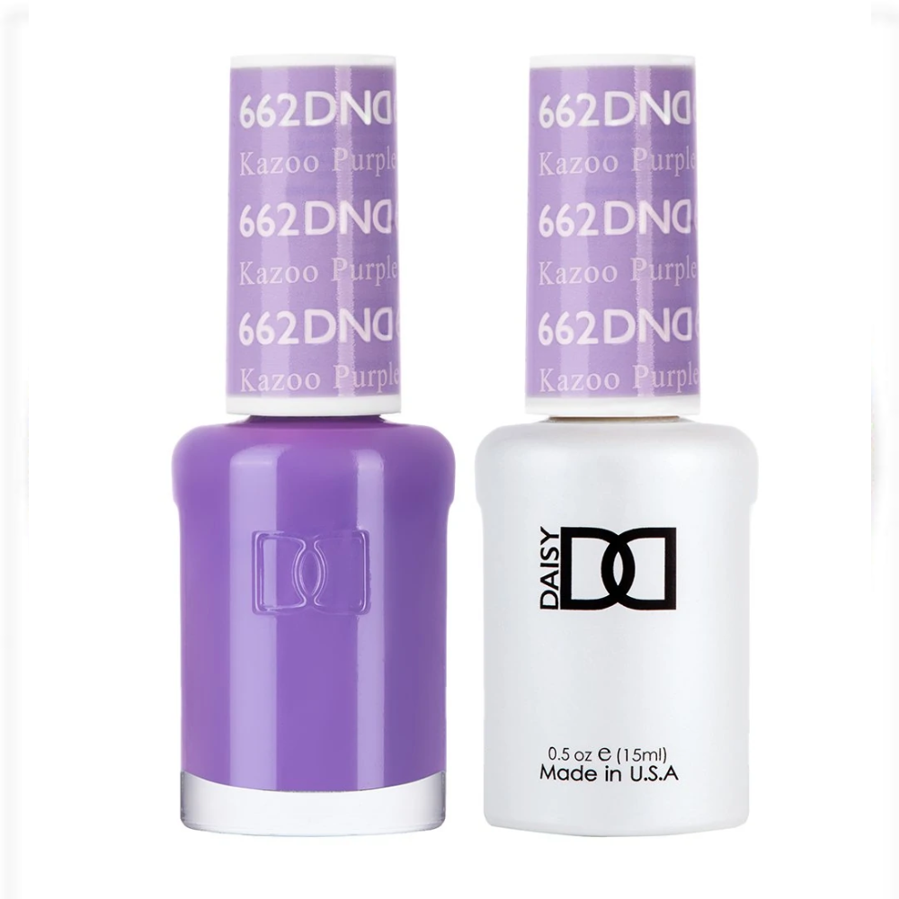 DND / Gel Nail Polish Matching Duo - Kazoo Purple 662
