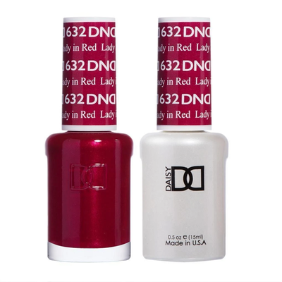 DND / Gel Nail Polish Matching Duo - Lady In Red 632